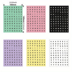 1pc English Letter Sticker Hand Tent Envelope Closures