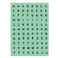 1pc English Letter Sticker Hand Tent Envelope Closures