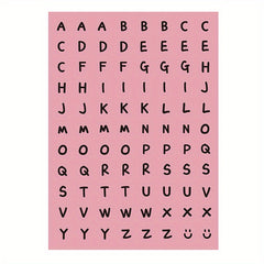 1pc English Letter Sticker Hand Tent Envelope Closures