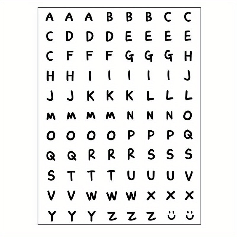 1pc English Letter Sticker Hand Tent Envelope Closures