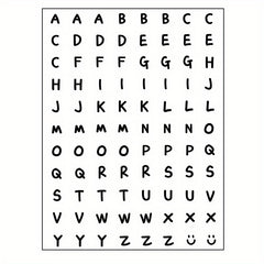 1pc English Letter Sticker Hand Tent Envelope Closures