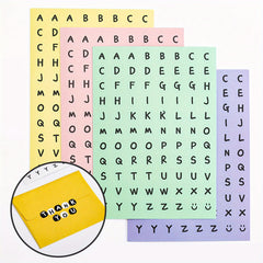 1pc English Letter Sticker Hand Tent Envelope Closures