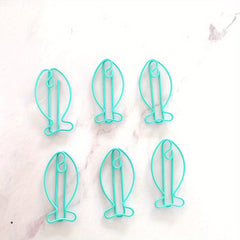 20pcs Fish Shape Paper Clips Metal Bookmarks Office Stationery Gift