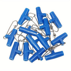 10pcs Heavy Duty Fishing Line Sinker Slider Swivel With Snap
