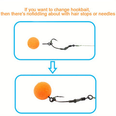 10pcs Fishing Bait Screw With Eye Carp Fishing Accessories