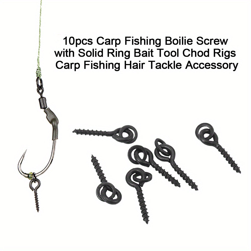10pcs Fishing Bait Screw With Eye Carp Fishing Accessories