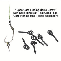 10pcs Fishing Bait Screw With Eye Carp Fishing Accessories