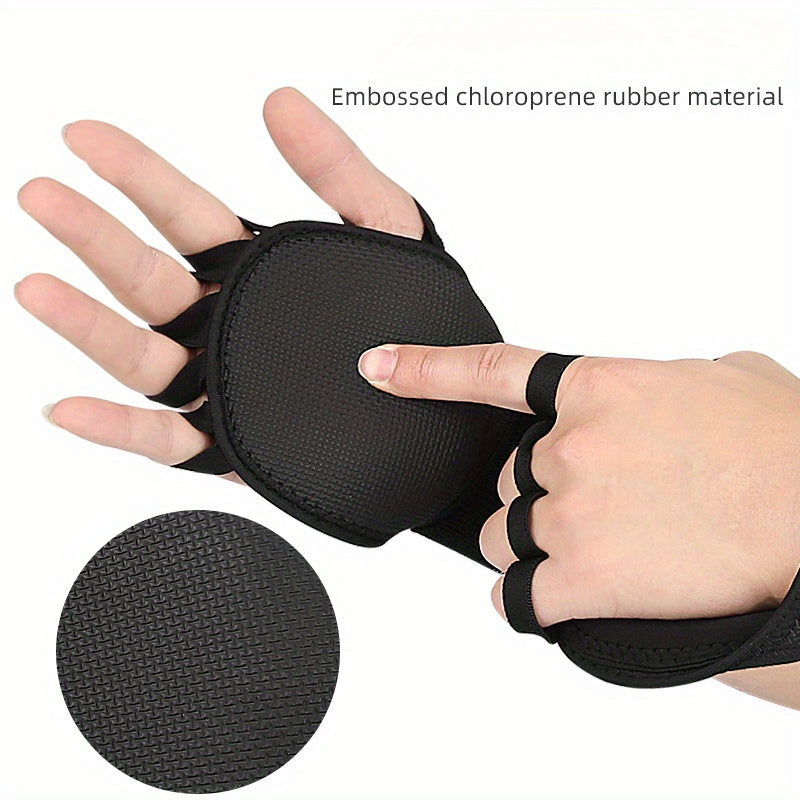 Non Slip Fitness Palm Gloves for Pull up Dumbbell Exercise