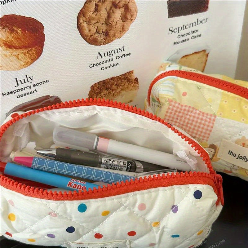 1pc Pen Bag Stationery Bag Functional Storage Bag