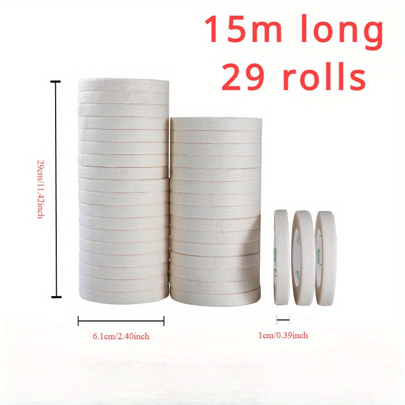 36 Rolls Art Paper Tape for Sketching Painting Gouache Watercolor