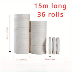 36 Rolls Art Paper Tape for Sketching Painting Gouache Watercolor