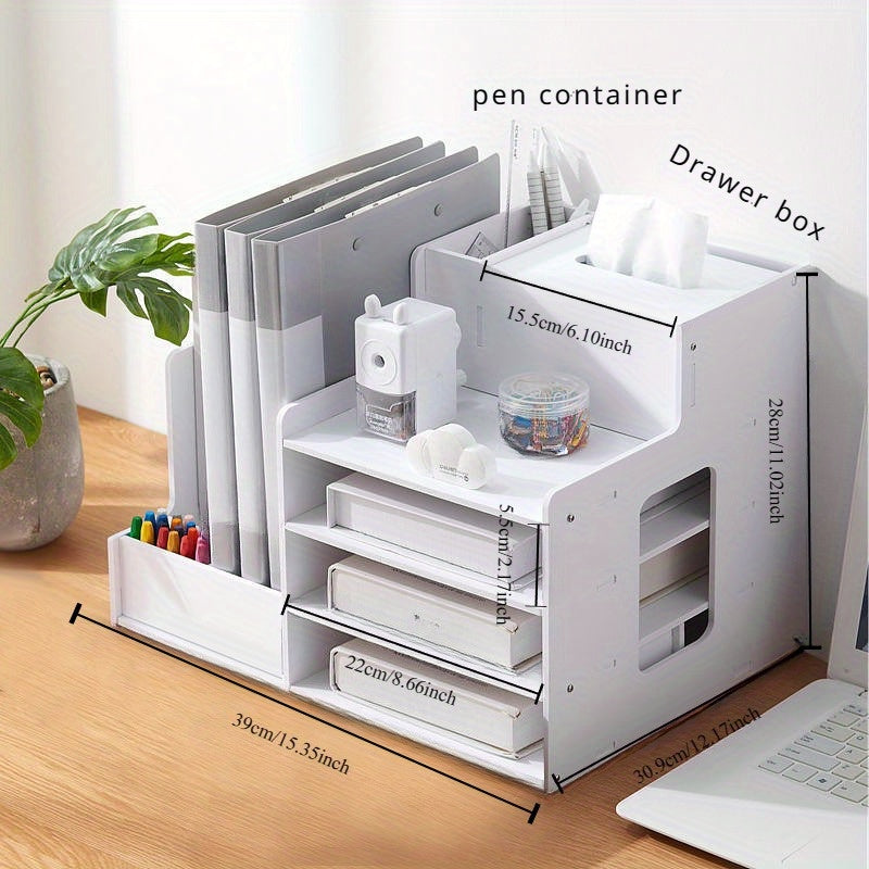 Durable Folder Storage Box, Easy to Organize, Daily Work