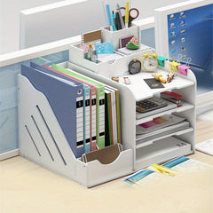 Durable Folder Storage Box, Easy to Organize, Daily Work