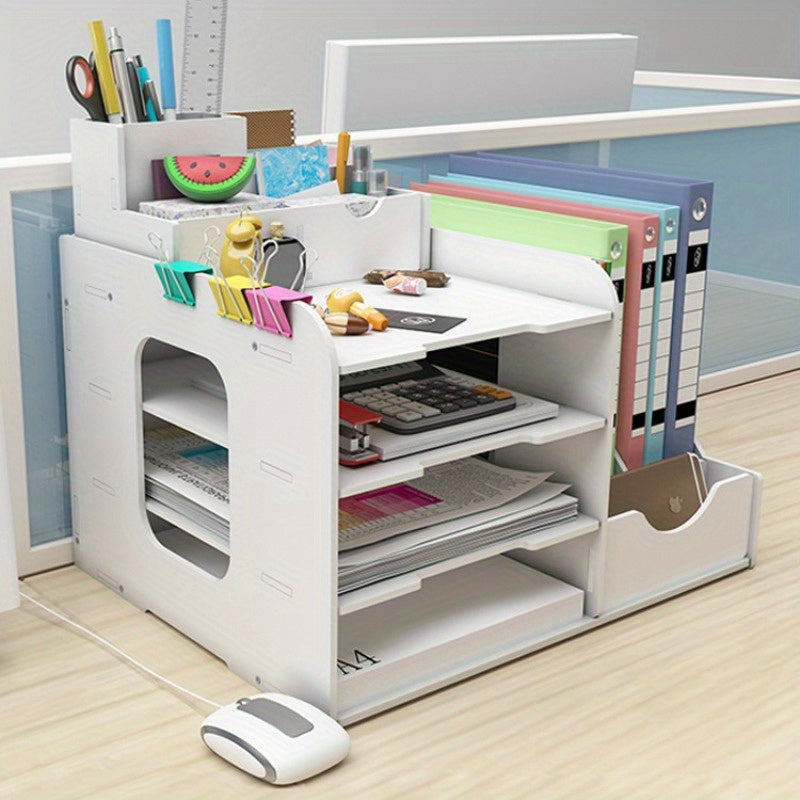 Durable Folder Storage Box, Easy to Organize, Daily Work