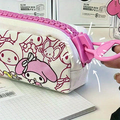 Sanrio Pachako Dog Large Zipper Pencil Case