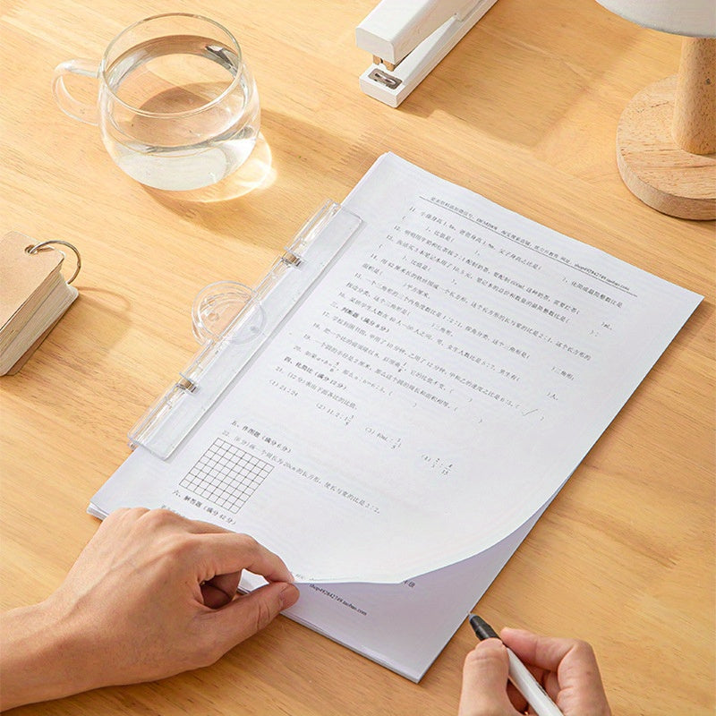 Acrylic Transparent Clip Folder A4 Whiteboard Magnet Clip