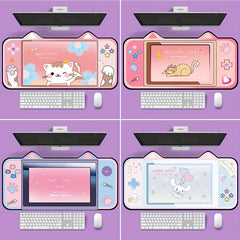 Creative Cat Ears Mouse Pad Special Shaped Table Pad
