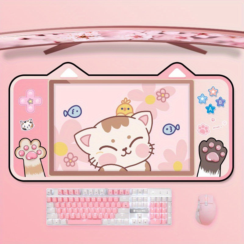 Creative Cat Ears Mouse Pad Special Shaped Table Pad