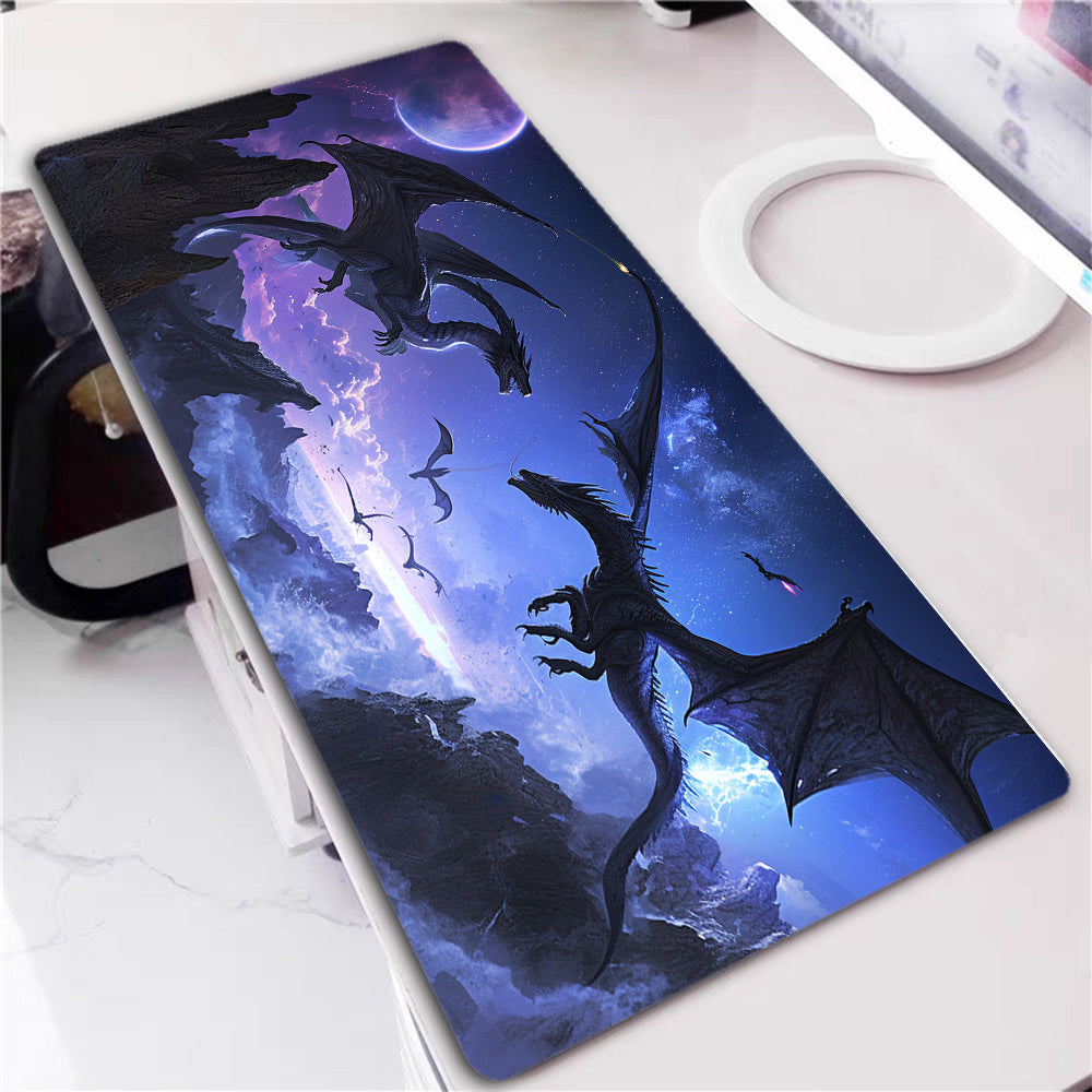 Chinese Dragon Mouse Pad Art Heat Transfer Office Table Pad
