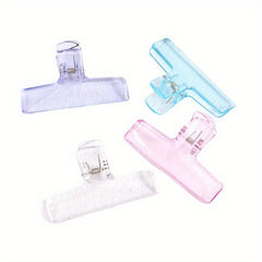 4PCS Transparent Long Tail Clip Acrylic Storage Clip