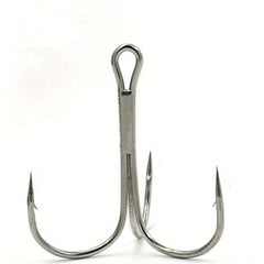 100pcs High Carbon Steel Treble Hooks Fishing Tackle