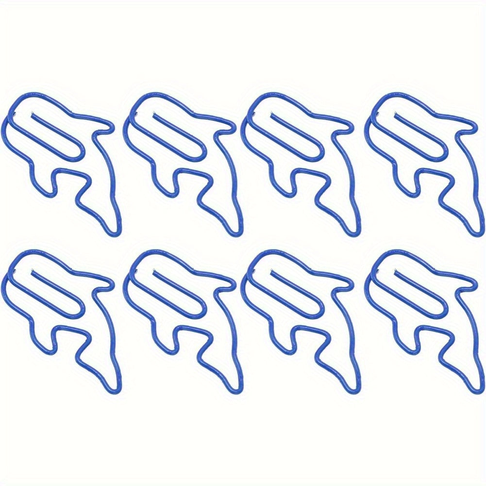 100pcs Small Metal Electroplating Office Clips Set