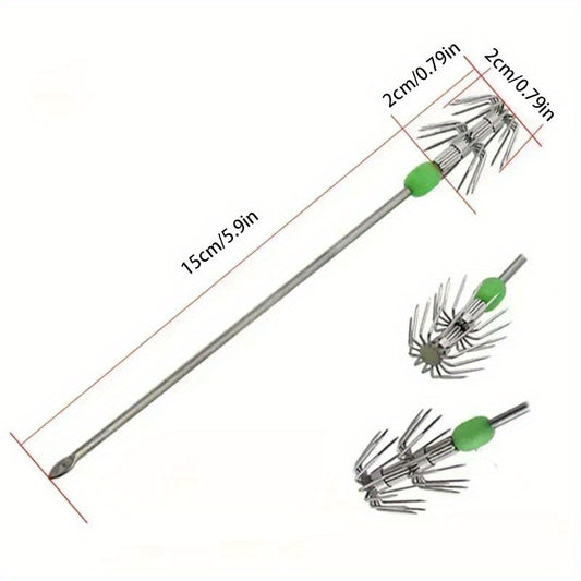 3pcs Squid Jig Double Layer Squid Hook Fishing Accessories