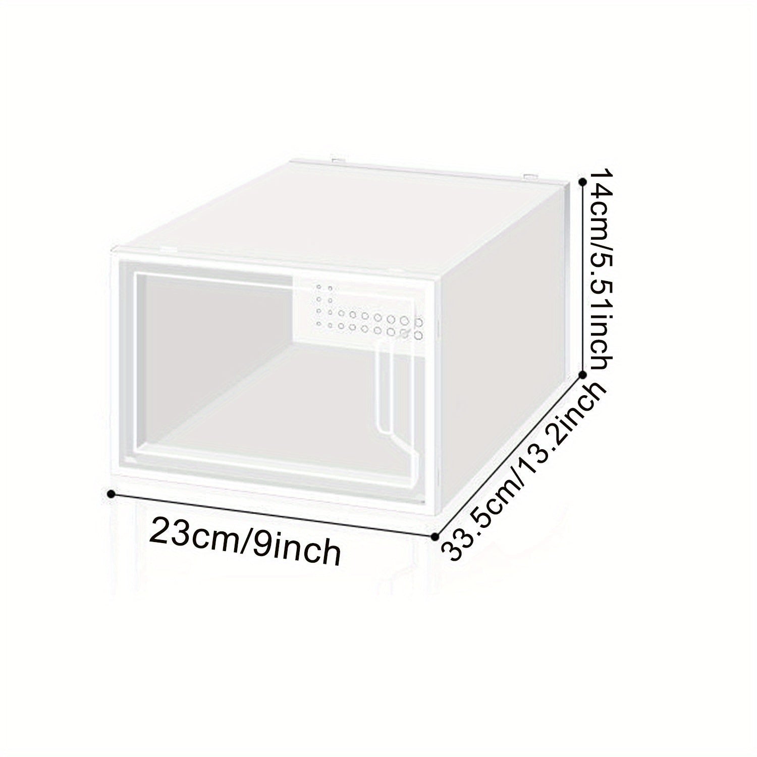 Foldable Splicing Shoe Box Storage Box Drawer Type Plastic Shoe Rack