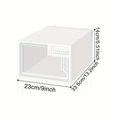 Foldable Splicing Shoe Box Storage Box Drawer Type Plastic Shoe Rack