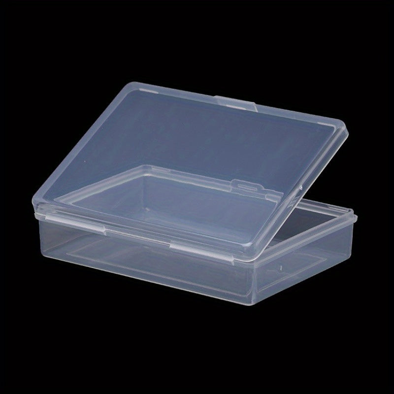 5pcs Mini Plastic Box Translucent Storage Container Jewelry Case