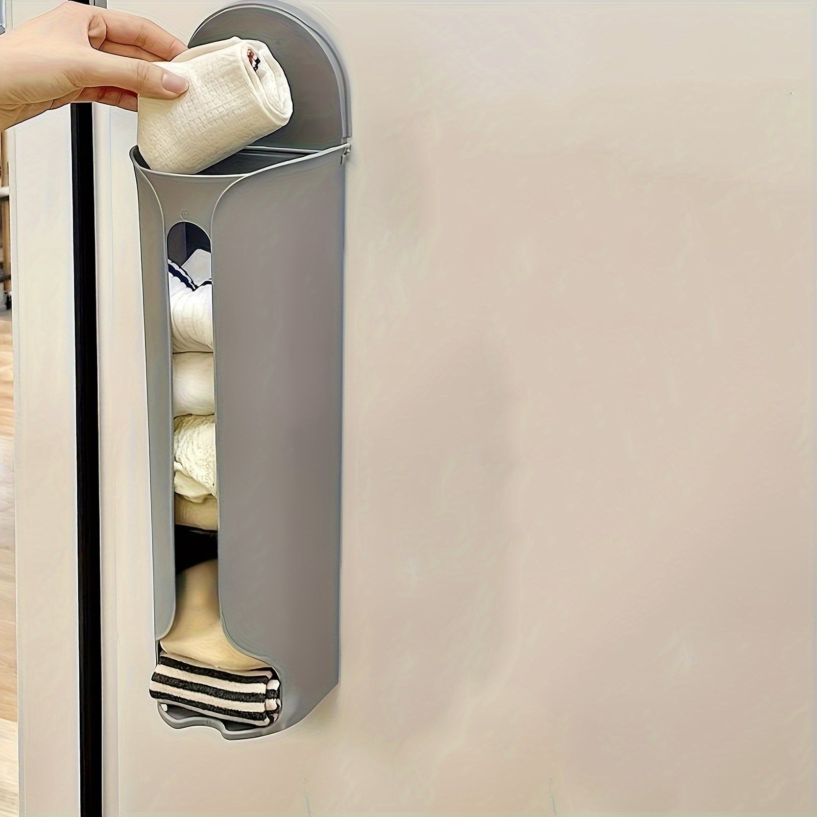 Wall Mounted Underwear Socks Storage Box Extractable Non Punching
