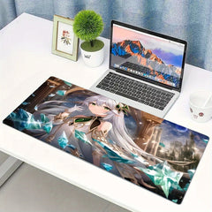Anime Couple Mouse Pad Non-slip Game Work Mouse Pad 4 Sizes
