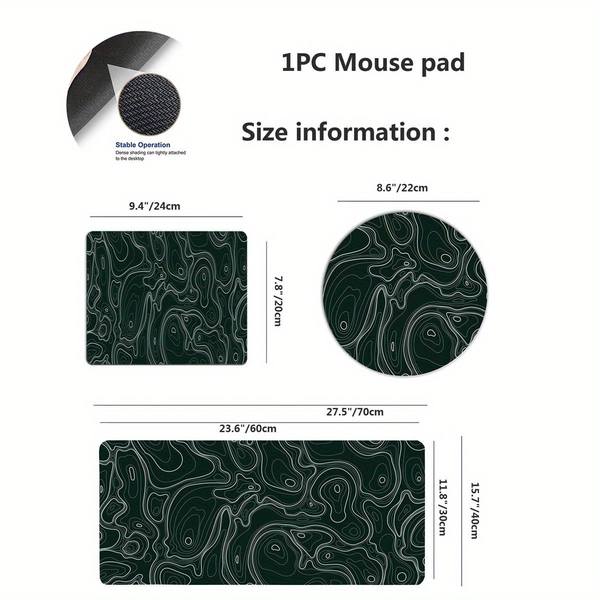 Desktop Mouse Pad Creative Keyboard Gaming Work Mouse Pad