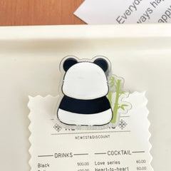 4 Panda Cartoon Clips - Multi-Purpose Cute Animal Paper Clips