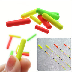 10pcs Light Weight Cylinder Foam Floats Fishing Accessories