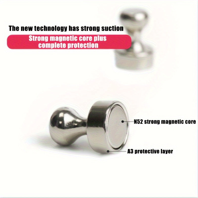 Powerful Magnetic Push Pins for Office Study Wall