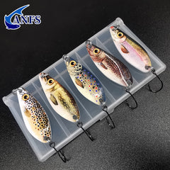 Metal Fishing Lure Spoon 3D Print Artificial Bait Freshwater Saltwater