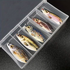 Metal Fishing Lure Spoon 3D Print Artificial Bait Freshwater Saltwater