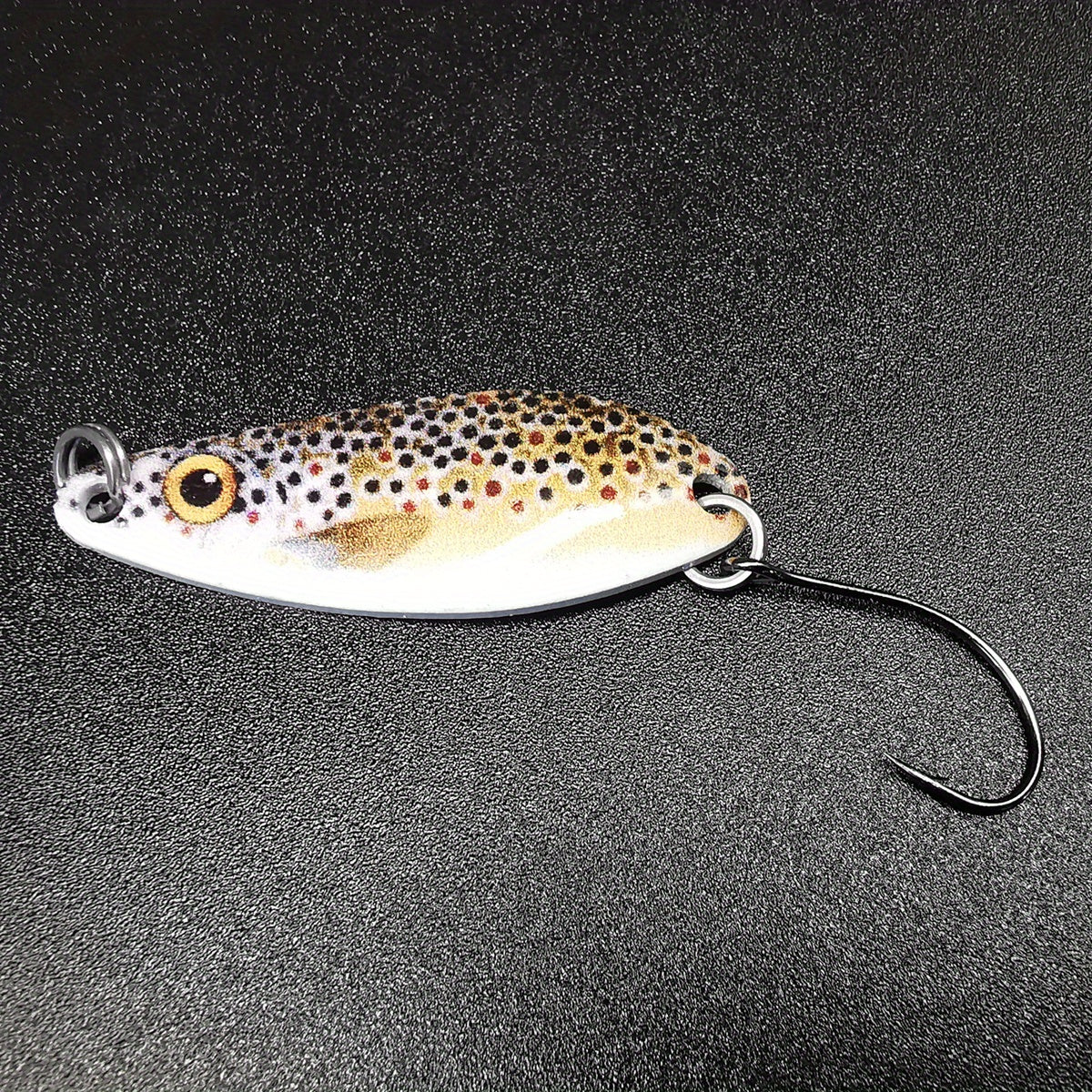 Metal Fishing Lure Spoon 3D Print Artificial Bait Freshwater Saltwater