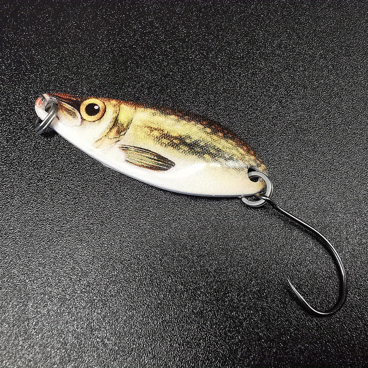 Metal Fishing Lure Spoon 3D Print Artificial Bait Freshwater Saltwater