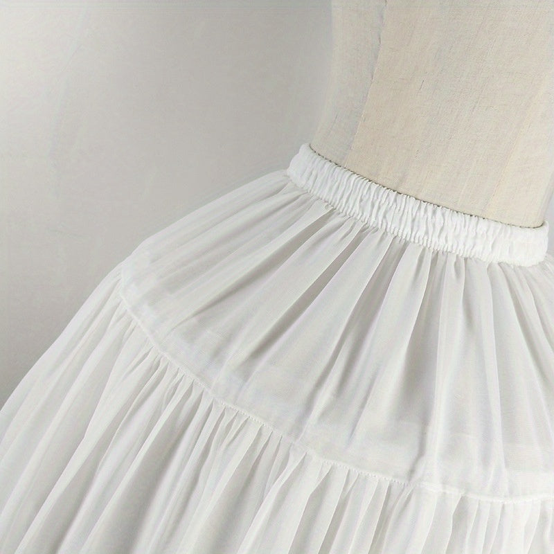 Romantic Fishbone Skirt Bustle Cardigan Chemise Soft Skirt
