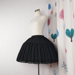 Romantic Fishbone Skirt Bustle Cardigan Chemise Soft Skirt