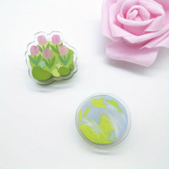 1pc Little Flower Clip Sticky Note Clip for Office