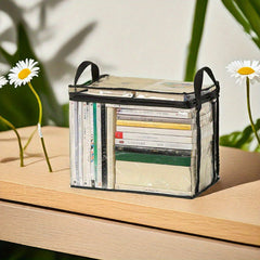 Transparent Storage Box Foldable Book Box