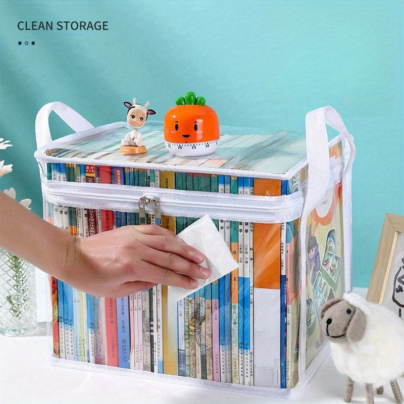Transparent Storage Box Foldable Book Box