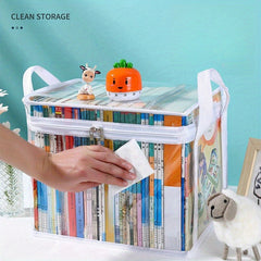 Transparent Storage Box Foldable Book Box