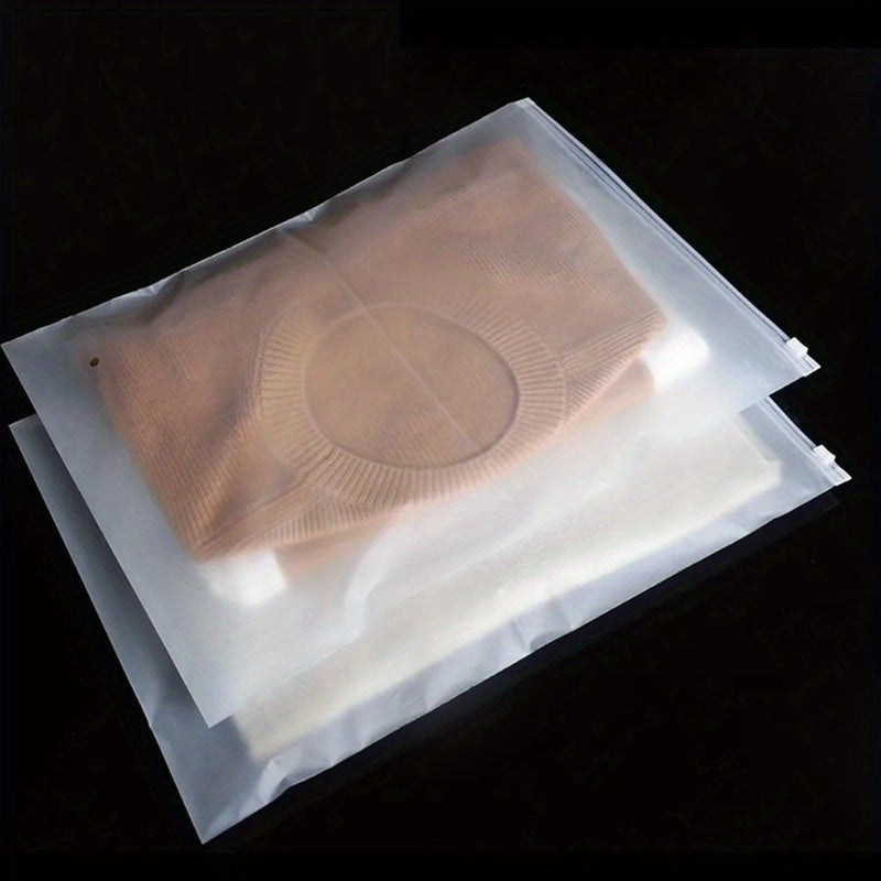 3pcs Transparent Edge Storage File Bag Office Stationery Plastic Bag