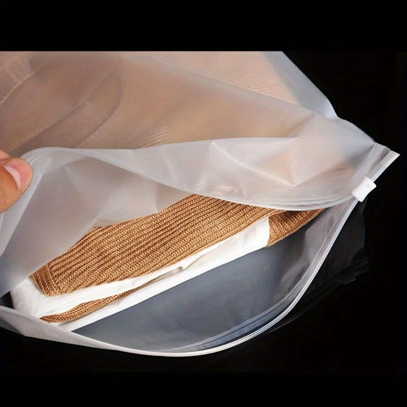 3pcs Transparent Edge Storage File Bag Office Stationery Plastic Bag