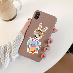 25pcs Easter Stickers Bunny and Egg Window Decals