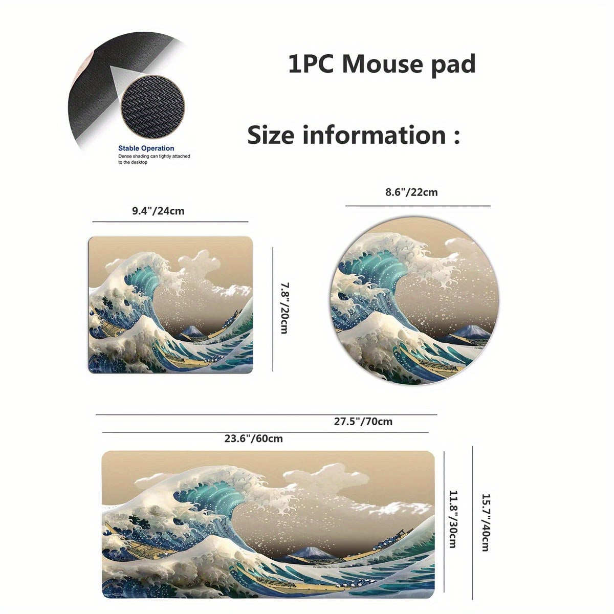 Creative Desktop Mouse Pad for Gaming & Work